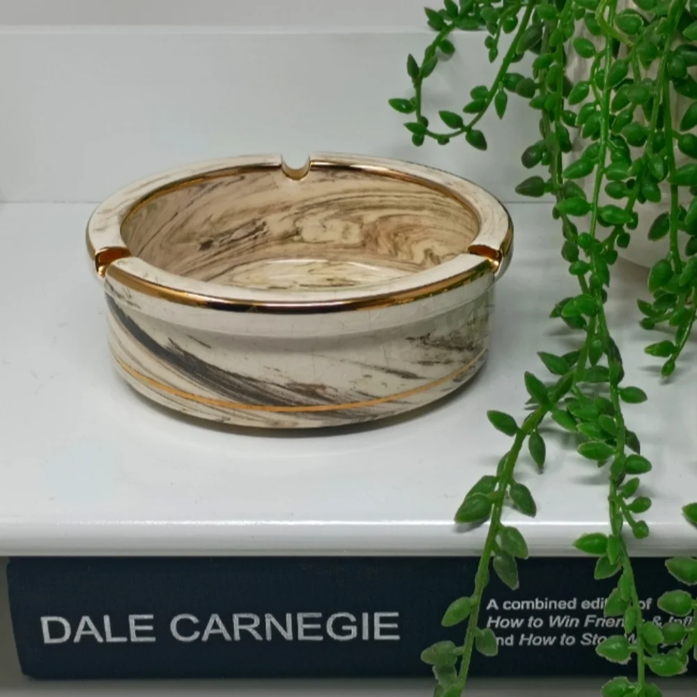 Hand made 24kt Ash Tray